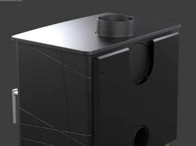 Poêle à bois en fonte Supra Adam 7.3kW 150m²