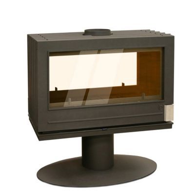 Poêle à bois Invicta Nelson double vision 12 kW | Castorama