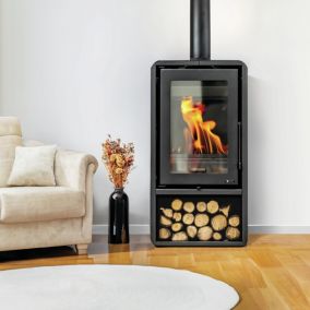 Poêle à bois Invicta Pull 7kW noir