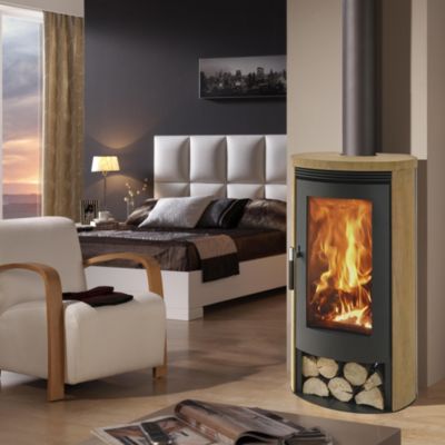 Poêle à bois Panadero Angel sand 8kW 93m²