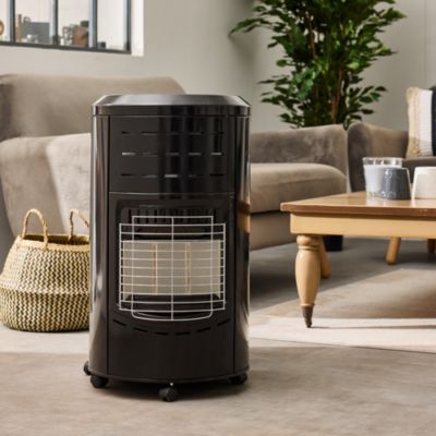 Poêle à gaz 4200W infrarouge noir pour pièce jusqu'à 40 m², Favex Vienne