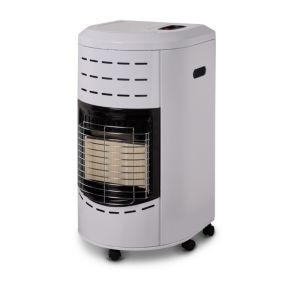 Poêle à gaz Favex Vienne blanc 4200W 40m²