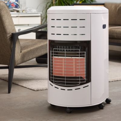Poêle à gaz infrarouge 4200W blanc pour pièce jusqu'à 40 m², Favex Vienne