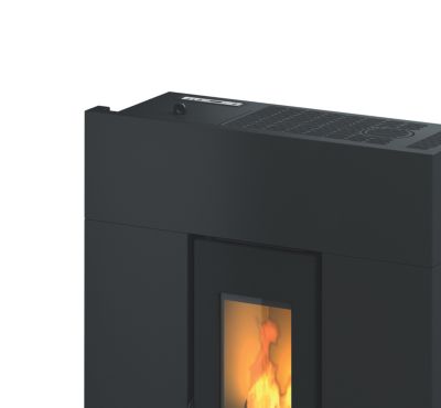 Poêle à granulé étanche anthracite et noir 7.8kW Tabla 7 Pegaso