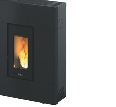 Poêle à granulé étanche anthracite et noir 7.8kW Tabla 7 Pegaso