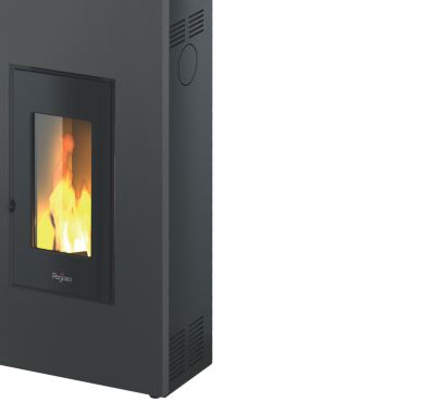 Poêle à granulé étanche Madison 5 Pegaso - anthracite et noir - 5.8kW