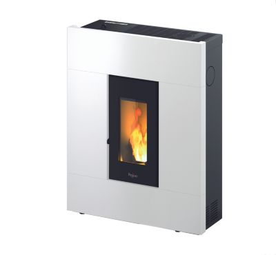 Poêle à granulé étanche Tabla 7 Pegaso - blanc et noir - 7.8kW