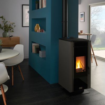 Poêle à granulés 98BASE8GCA 7.6 Kw Surface de chauffe 75 m² — free download