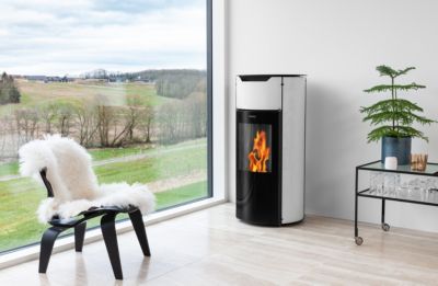 Poêle à granulés Aduro P1.4 blanc 8 kW