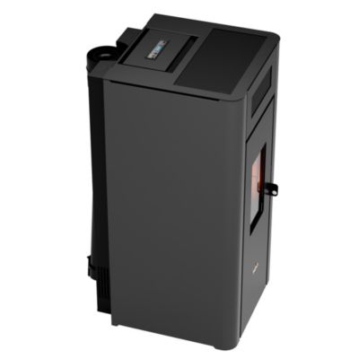 Poêle à granulés Amaranto 9 biflux Freepoint anthracite 8.5kW