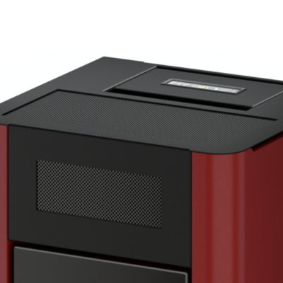 Poêle à granulés Amaranto 9 Freepoint bordeaux 8.5kW