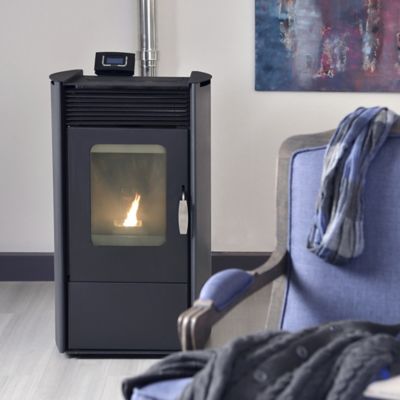 Poele à granulés Bestove Bohème gris 8kW