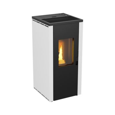 Poêle à granulés Canadian Spa Company Brigitte 8.3kW blanc