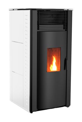 Poele a granules canalisable KM1501D 12 kW A+ rendement 86% jusqu a 320 m3
