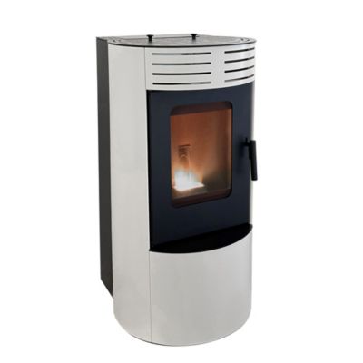 Poêle à granulés de bois Bestove Pop crème 9 KW