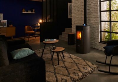 Poêle à granulés en acier Elipse 9.05 kW
