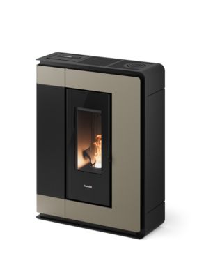 Poêle à granulés Freepoint Arco 9 9kW light bronze biflux