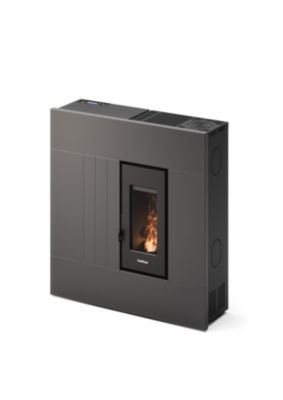 Poêle à granulés Freepoint Res 7up anthracite 7,8kw - Surface de chauffe 73 m²