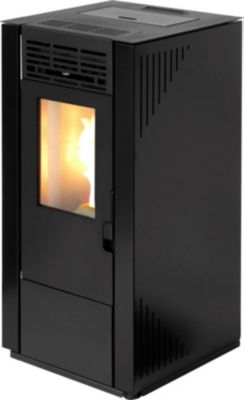 Poêle à granulés Qlima Tectro TBH 570-2 7000W noir | Castorama