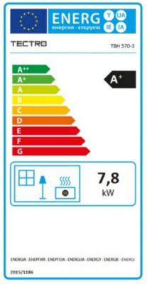 Poêle à granulés Qlima Tectro TBH 570-2 7000W noir