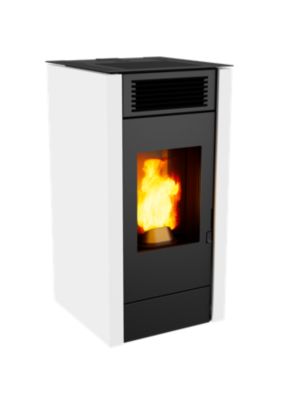 Poêle à granulés Style12 Canadian Spa Company blanc 12kw