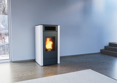 Poêle à granulés Style12 Canadian Spa Company blanc 12kw