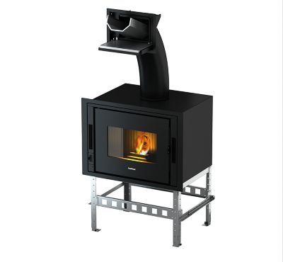 Poêle à pellet Freepoint Zen Airtight noir 9.3 kW