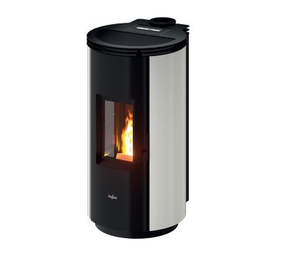 Poêle à pellet Pegaso Floyd blanc 7 kW