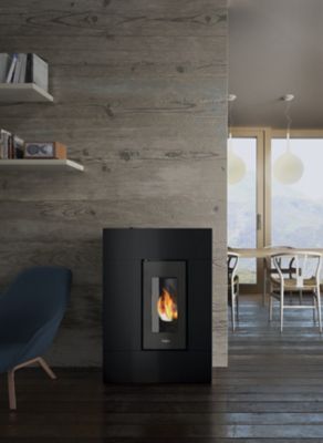 Poêle à pellet Pegaso Madison anthracite 5.2 kW