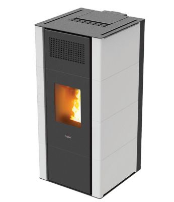 Poêle à pellet Pegaso Mira blanc 23 kW