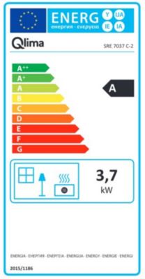 Poêle à pétrole électronique Qlima SRE 7037 C 3700W 58m²