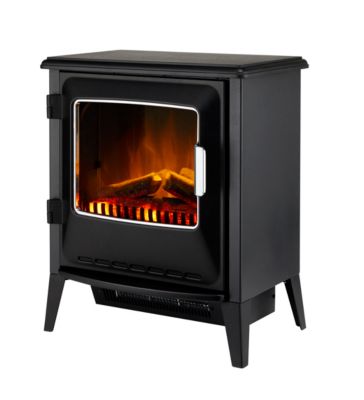 Poêle électrique Dimplex Optiflame Lucia 1000/2000W noir