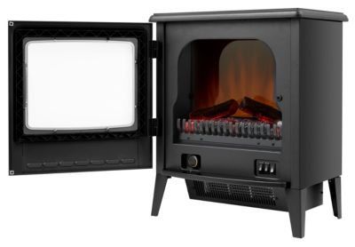 Poêle électrique Dimplex Optiflame Lucia 1000/2000W noir