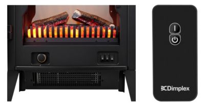 Poêle électrique Dimplex Optiflame Lucia 1000/2000W noir