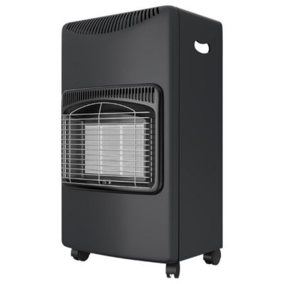 Poele à gaz Infrarouge 4200W Chauffage gaz intérieur 120m3 Chauffage d'appoint à gaz sur roulettes NIKLAS