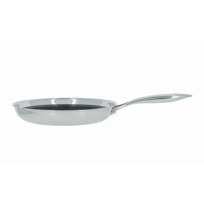 Poele sauteuse Ogo POELE BLACK CUBE 24 CM EN ACIER INOXYDABLE FOND NID D ABEILLE TOUS FEUX DONT INDUCTION