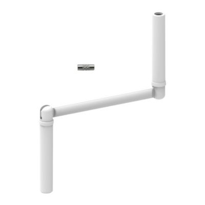 Poignée blanche pour manivelle de volet roulant 12 mm