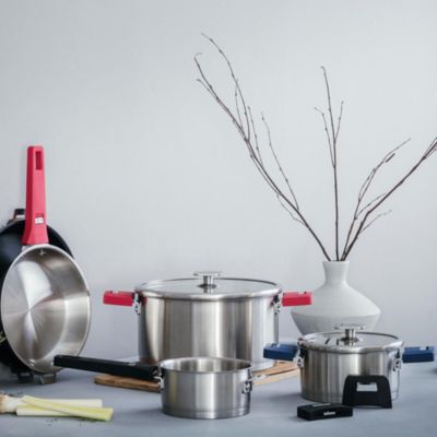 Poignée casserole amovible combi rouge