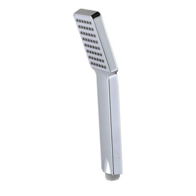 Poignée de douche manuelle 1 position carrée finition chrome poli en ABS Kibath