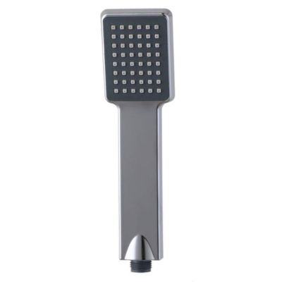 Poignée de douche manuelle 1 position carrée finition chrome poli en ABS Kibath