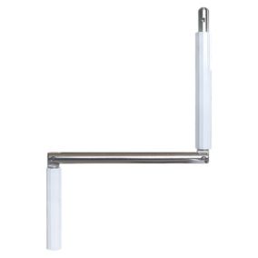 Poignée de manivelle, Geiger Acier, Gris, Diamètre 12 mm, pour Volet Roulant