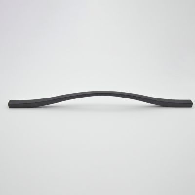 Poignée de meuble en zamac E 320 et 288 mm NOIR MAT