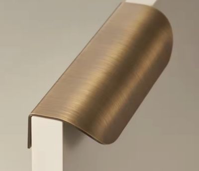 Poignée de Meuble Salle de Bain & Cuisine Bronze Brossé Entraxe 96mm