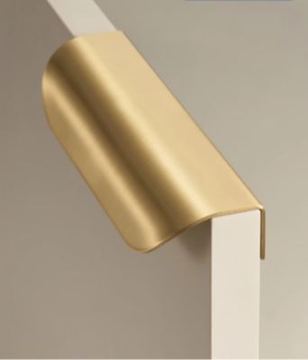 Poignée de Meuble Salle de Bain & Cuisine Or Brossé Entraxe 96mm