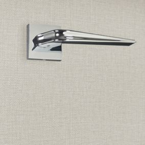 Poignée de porte design finition aspect chrome brillant Lara - KATCHMEE