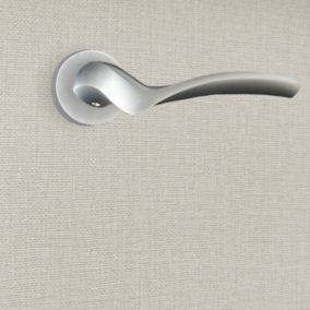 Poignée de porte design finition aspect chrome mat Carla - KATCHMEE