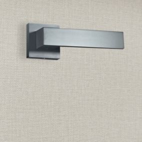 Poignée de porte design finition aspect noir mat Paola - KATCHMEE