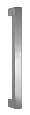 Poignée de tirage Carrée 20x20 mm - Entraxe200 mm - INOX 304 satiné