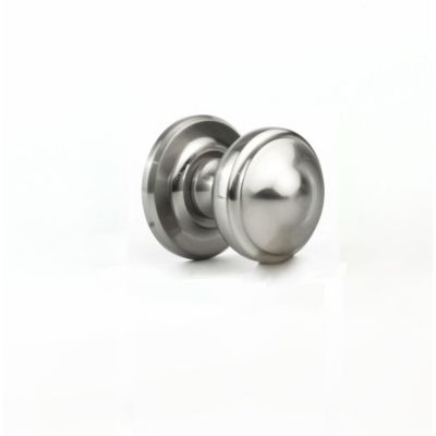 Poignée de Tirage Laiton Nickelé " KLOSE besser" Diamètre 80 mm