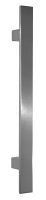 Poignée de tirage Rectangle 40x10 mm - Entraxe350 - S55 - L500 mm - INOX 304 poli